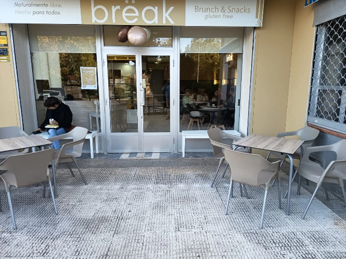 Entrada de Break sin gluten en Huesca