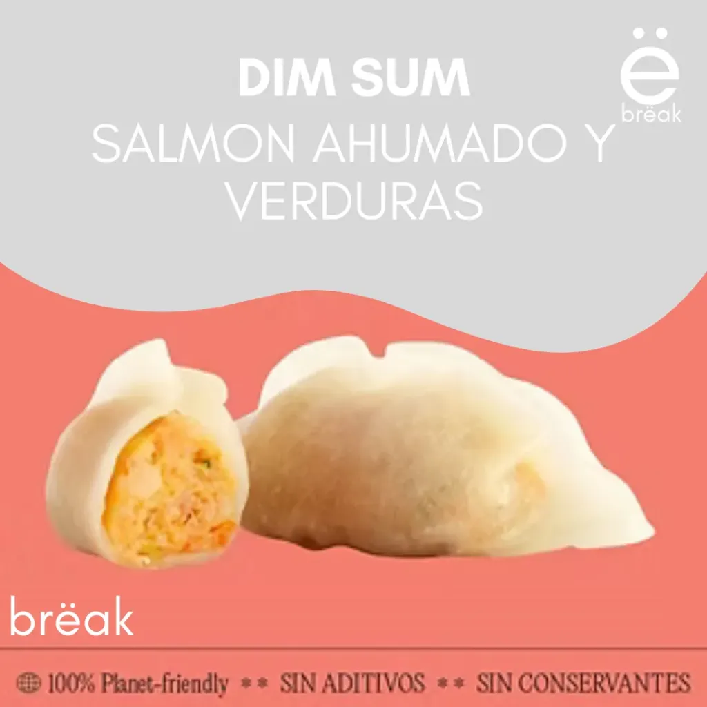 BB DIM SUM Salmón ahumado y verduras